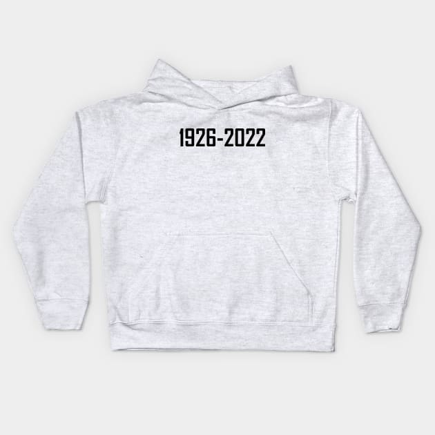 1926-2022,forever remembered forever missed queen Kids Hoodie by Souna's Store